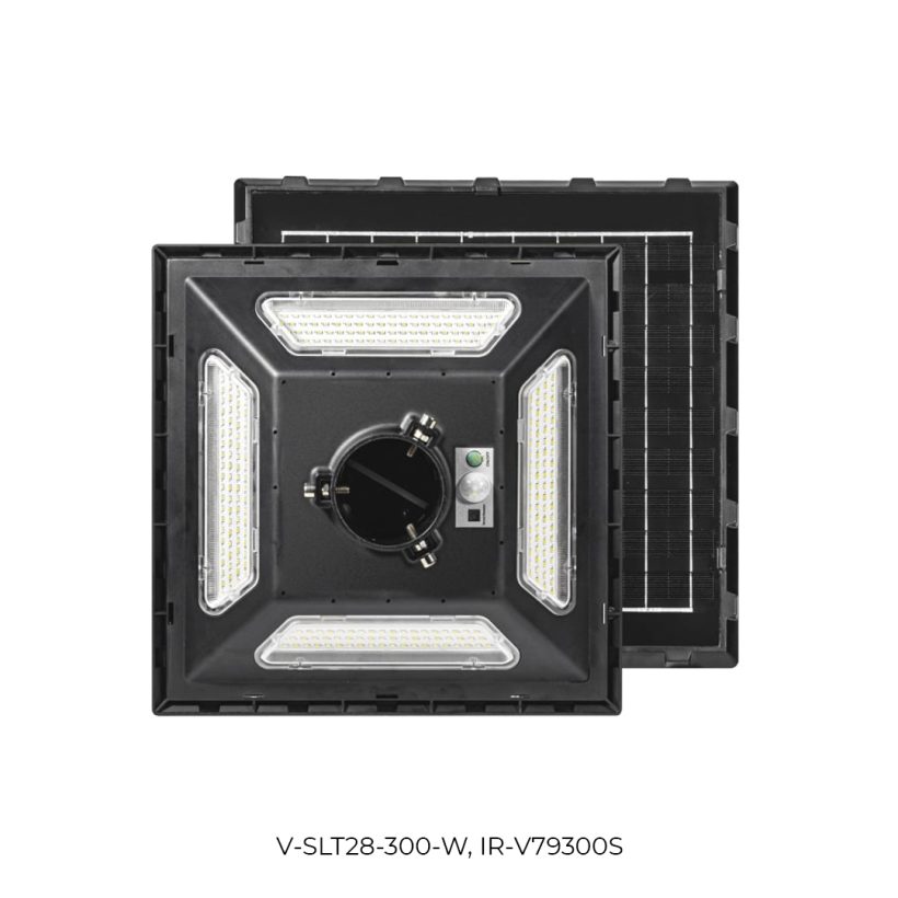 چراغ خیابانی خورشیدی 300 وات وی‌مکس مدل V-SLT28-300-W