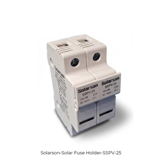 پایه فیوز خورشیدی 25 آمپر سولارسان مدل SSPV-25 (1000V DC)