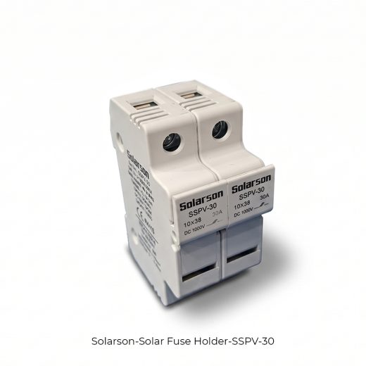 پایه فیوز خورشیدی 30 آمپر سولارسان مدل SSPV-30 (1000V DC)